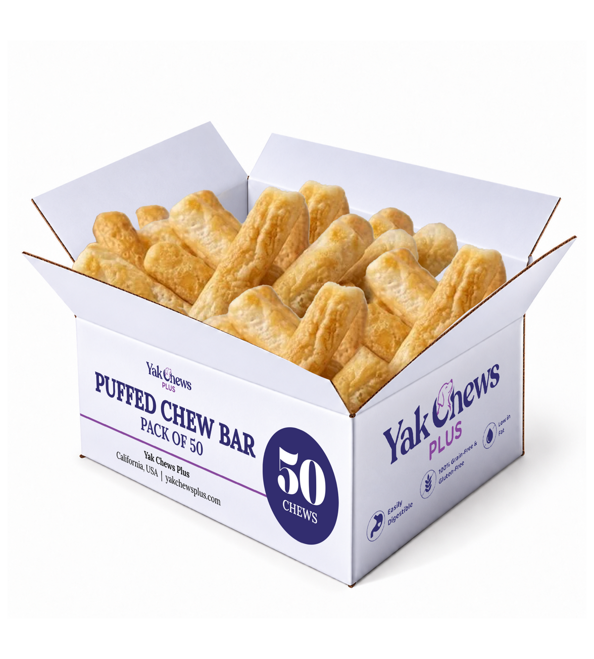 Crunchy Puffed Chew Bars