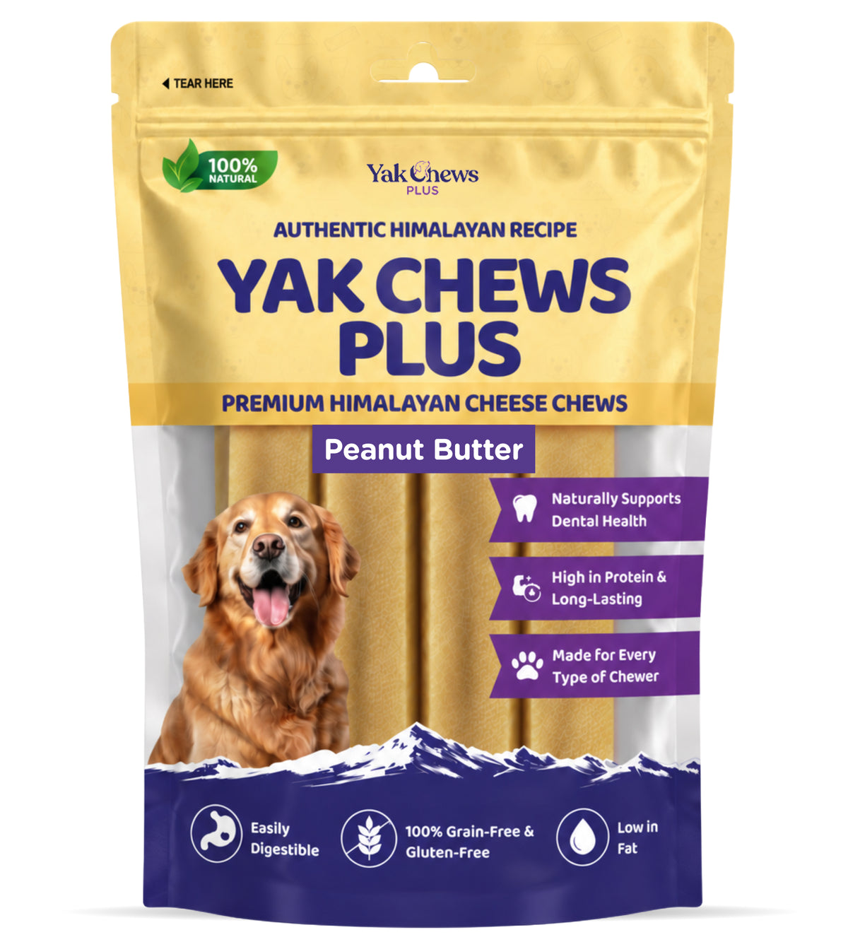 Infused Peanut Butter Yak Chew